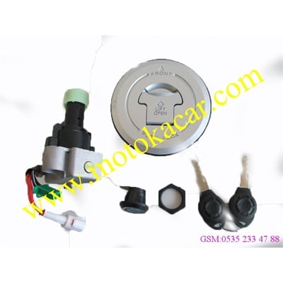 TVS  APACHE KONTAK KİLİT SETİ YENİ MODEL