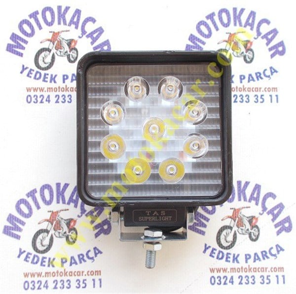 9 LED ÇALIŞMA LAMBASI 12/80V 27W