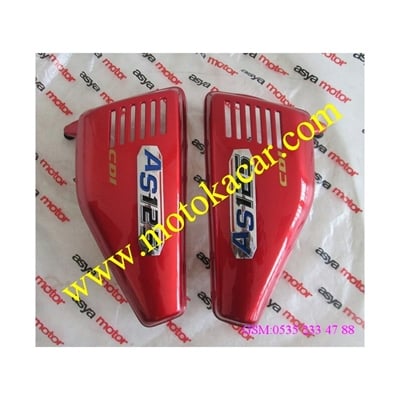 CG ASYA 125 SAĞ SOL KIRMIZI AKÜ KAPAĞI ORJİNAL