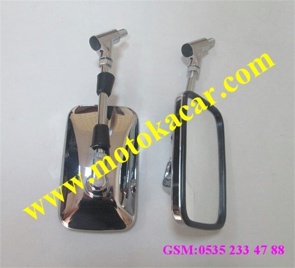 CHOPPER KARE NİKEL AYNA 