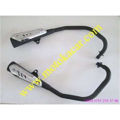 MONDİAL KT 125 2011 KT-3 150KT SİYAH EGZOZ TK ORJİNAL