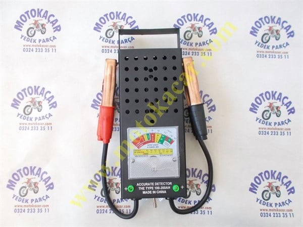AKÜ TEST - ŞARJ ÖLÇÜM CİHAZI 6-12V 100-200AH