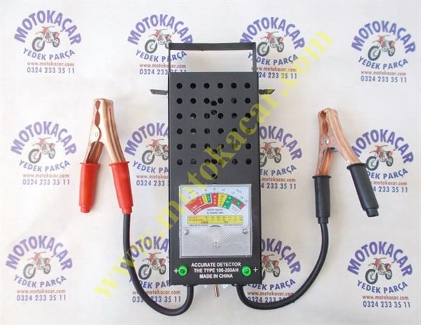 AKÜ TEST - ŞARJ ÖLÇÜM CİHAZI 6-12V 100-200AH