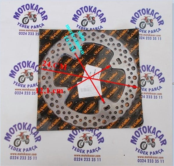 APACHİ CROSS 17-27HP ARKA FREN DİSKİ 4.VİDALI ORJİNAL