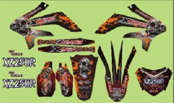 APACHI CROSS XZ 250R STICKER TAKIMI ORJINAL
