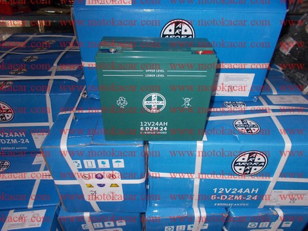 ARORA AKÜ E-BİKE (6-DZM-24) 12V 24AH