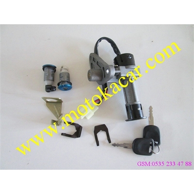 SCOOTER HS RS KONTAK  KİLİT SETİ