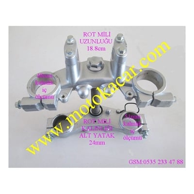 CROSS ÇELİK ÖN MAŞA ALT PLATİN ÜST GİDON TABLASI  KOMPLE ORJİNAL