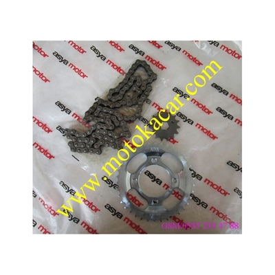 CG ASYA ÇELİK JANT ZİNCİR DİŞLİ SETİ ORJİNAL