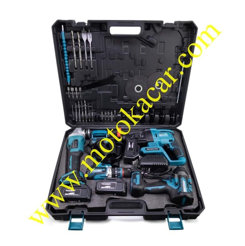 Beşli Set MK800 (Power Bank Led 13mm Ç.MANDREN+S.SIKMA+Ş.SPRAL+Ş.HİLTİ)