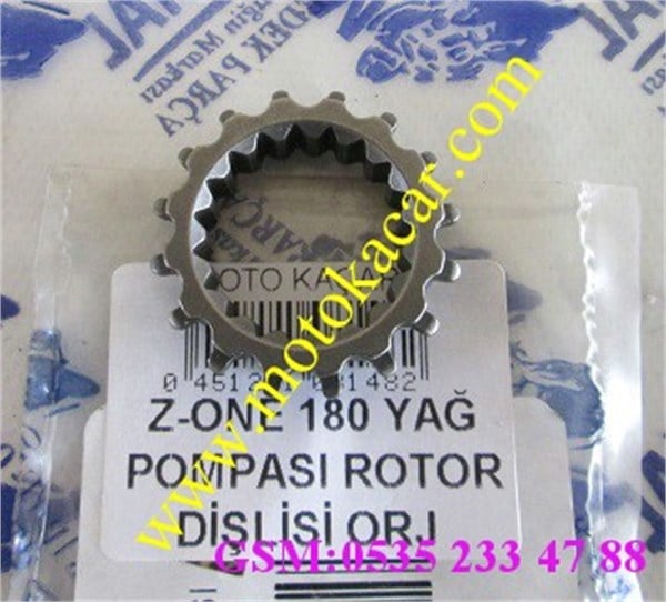 MONDİAL Z-ONE 180 YAĞ POMPASI ROTOR DİŞLİSİ ORJİNAL