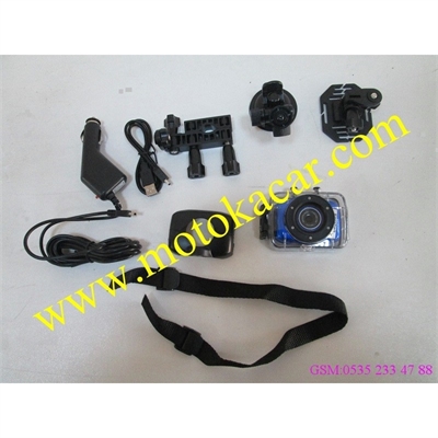 MOTOSİKLET BİSİKLET KASK KAMERASI