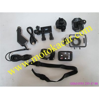 MOTOSİKLET BİSİKLET KASK KAMERASI
