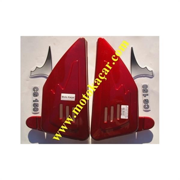 KUBA SPORT SİYAH KIRMIZI SAĞ SOL YAN KAPAKLAR