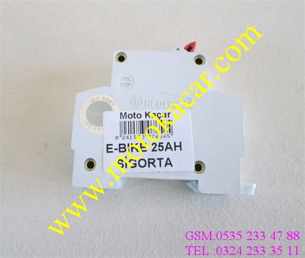 E-BIKE 25AH SİGORTA  MOTORAN ASYA ELEKTRON