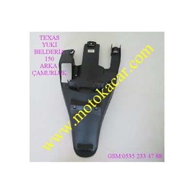 SCOOTER TEXAS YUKİ 150 ARKA ÇAMURLUK