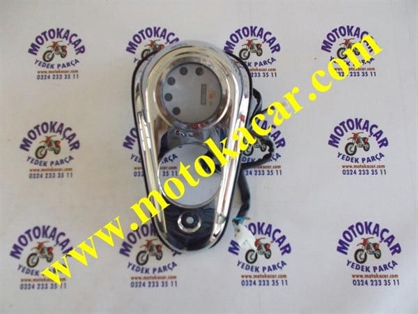 CHOPPER DEPO ÜST NİKEL BENZİN GÖSTERGELİ KOMPLE