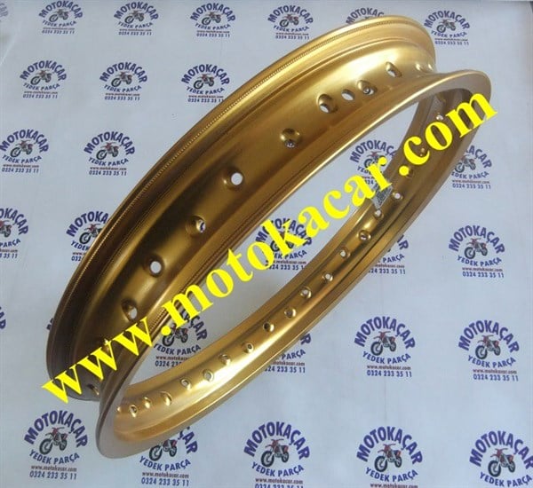 CROSS 18X2,15 JANT ÇEMBERİ ALÜMİNYUM SARI