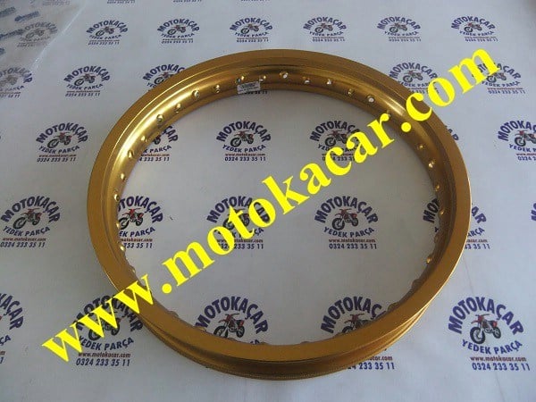 CROSS 18X2,15 JANT ÇEMBERİ ALÜMİNYUM SARI