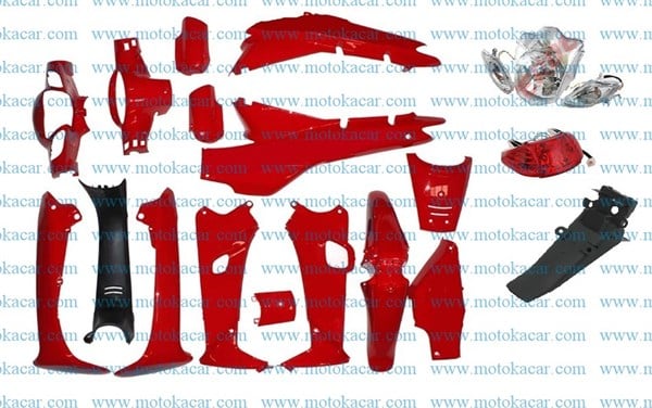CUP KH  KAPORTA SETİ MAVİ KIRMIZI GRİ SİYAH