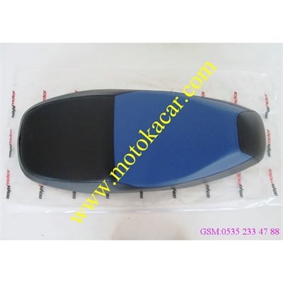 SCOOTER ASYA SİYAH MAVİ SELE KOLTUK ORJİNAL