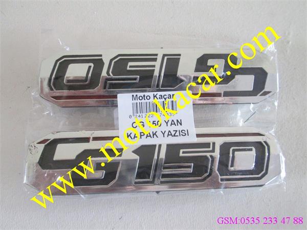 CG 150 YAN KAPAK YAZISI 