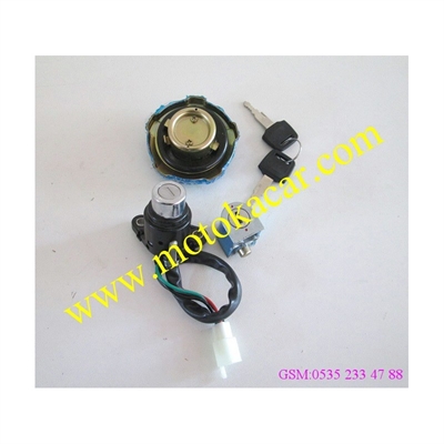 KUBA 100R 150R KONTAK KİLİT SETİ KOMPLE