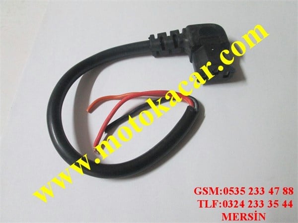 E-BIKE AKÜ GİRİŞ EĞRİ ŞARZ KABLOSU