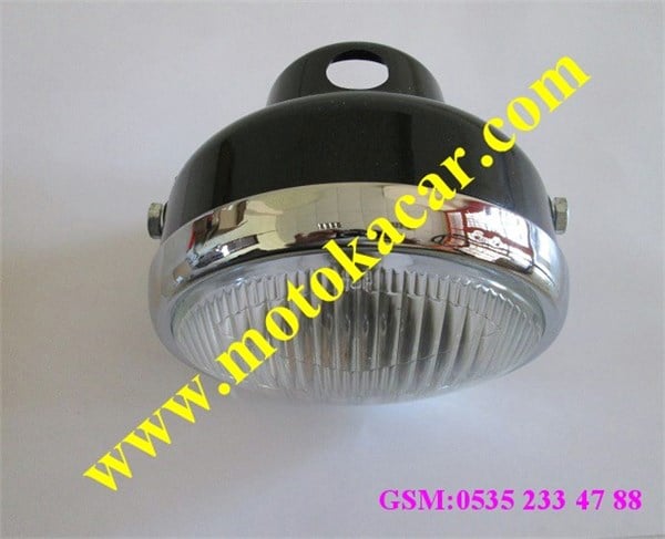 E-BIKE ÖN FAR SİYAH YANDAN VİDALI 