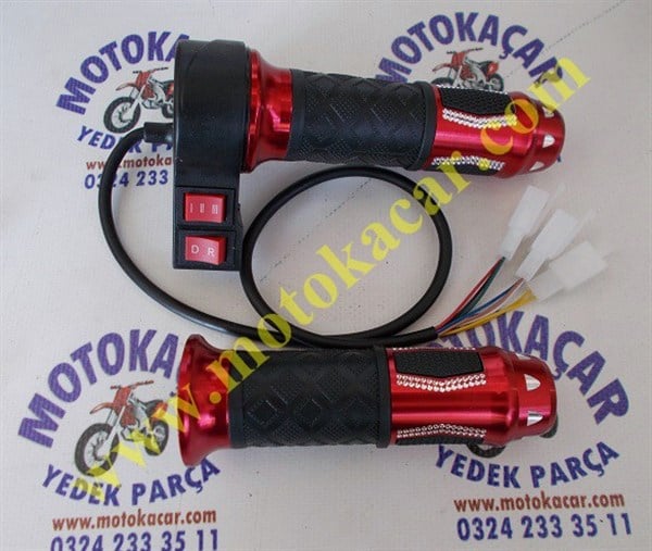 E-BIKE 3.VİTES ÜÇ TEKERLİ GAZ KOLU KIRMIZI