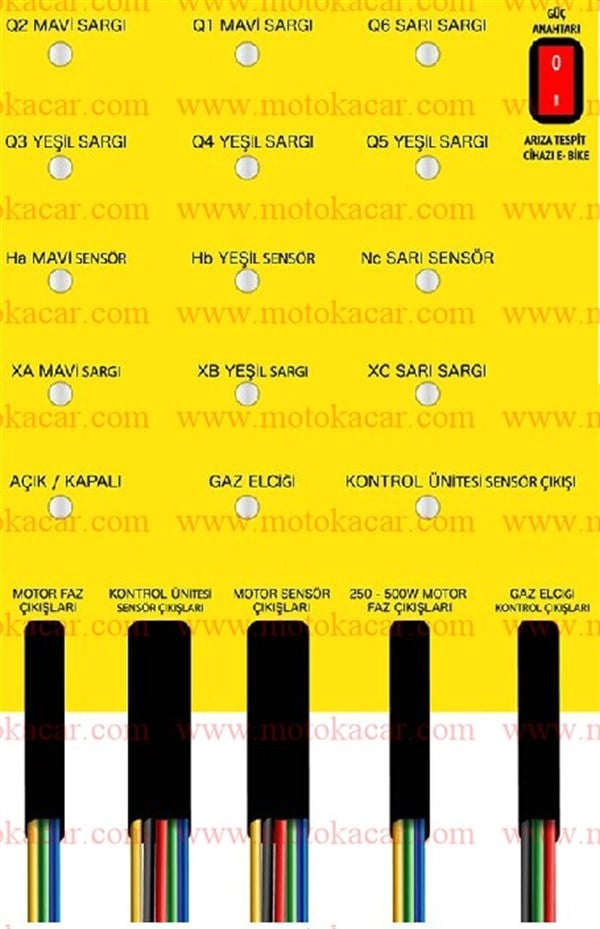 E-BIKE ARIZA TESPİT CİHAZI