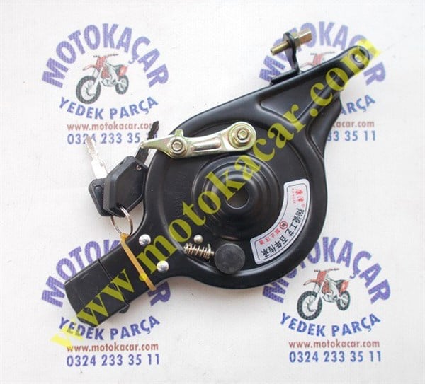 E-BIKE ARKA KAMPANA KOMPLE KILITLI BALATALI 100.LÜK SİYAH