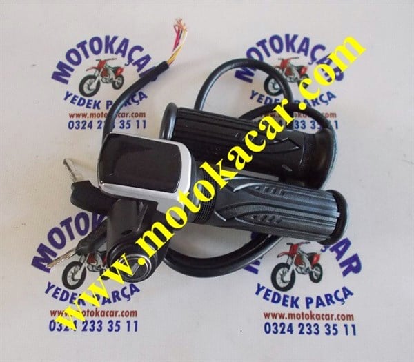 E-BIKE GAZ KOLU KONTAKLI GÖSTERGELİ