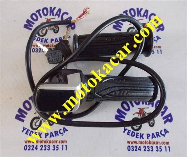 E-BIKE GAZ KOLU KONTAKLI GÖSTERGELİ