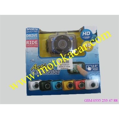 MOTOSİKLET BİSİKLET KASK KAMERASI