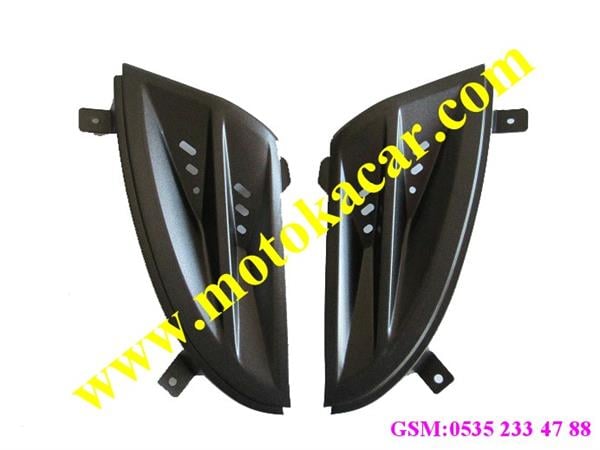 RAMZEY 125-10D RÜZGARLIK FÜME SİYAH ORJİNAL