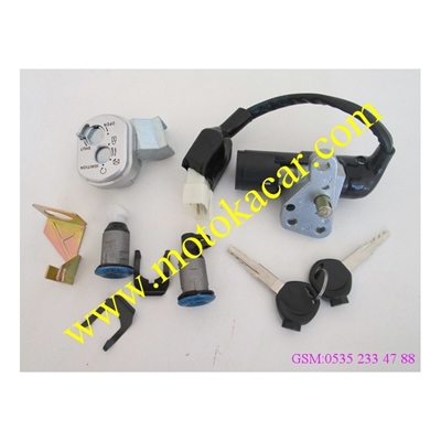 SCOOTER KUBA HASAT KONTAK KİLİT SETİ KM100T