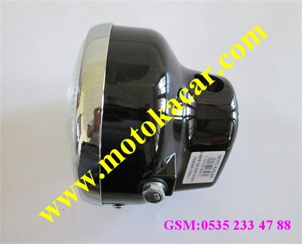 E-BIKE ÖN FAR SİYAH YANDAN VİDALI 