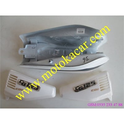 CG 125 BEYAZ DEPO+YAN KAPAKLAR