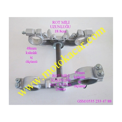 CROSS ÇELİK ÖN MAŞA ALT PLATİN ÜST GİDON TABLASI  KOMPLE ORJİNAL