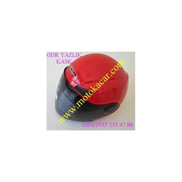GDR YAZLIK KASK KIRMIZI GRİ SİYAH BEYAZ SİZE:S-M-L-XL-XXL