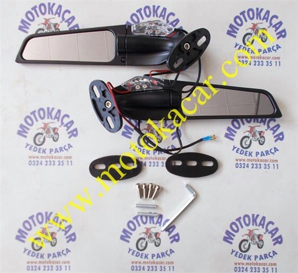 H2 KANATLI LEDLİ AYNA