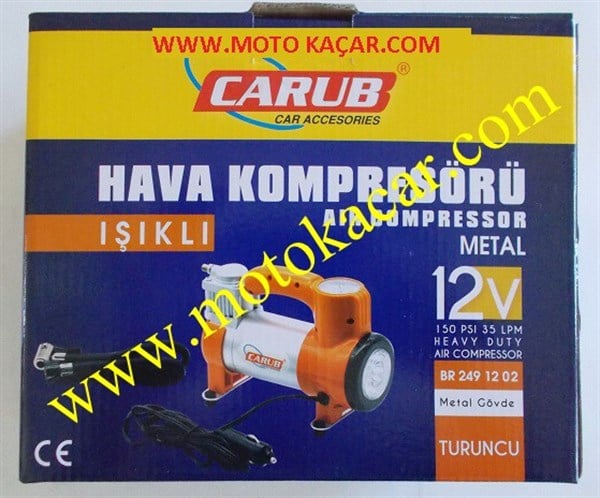 Hava kompresörü metal govde led ışıklı 