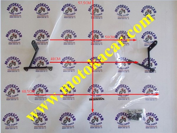 HONDA SPACY FİZY ÖN SİPERLİK CAMI BÜYÜK BOY