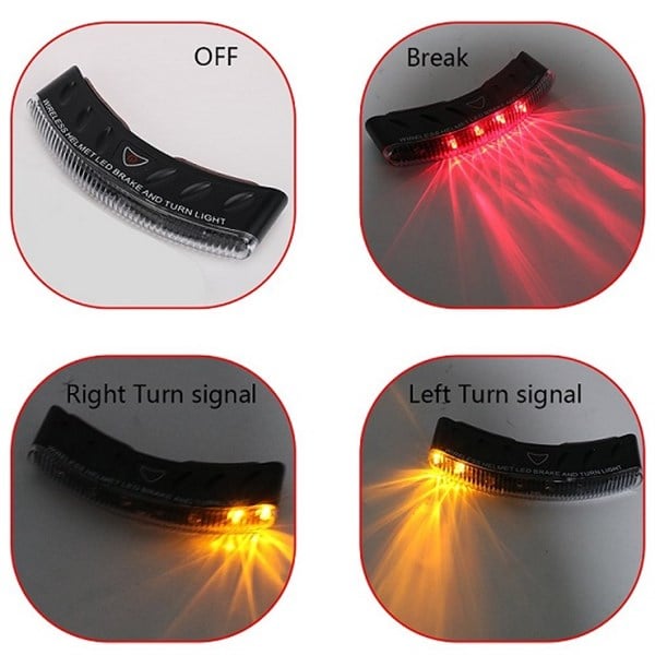 Kablosuz Kask İkaz Stop-Sinyal Lambası