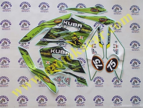 KUBA BLACK CAT STİCKER SET