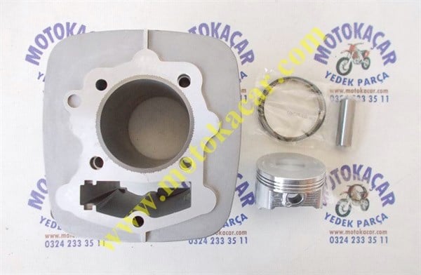 KUBA CROSS STR 250 65.5MM SILINDIR PISTON SETI SIYAH