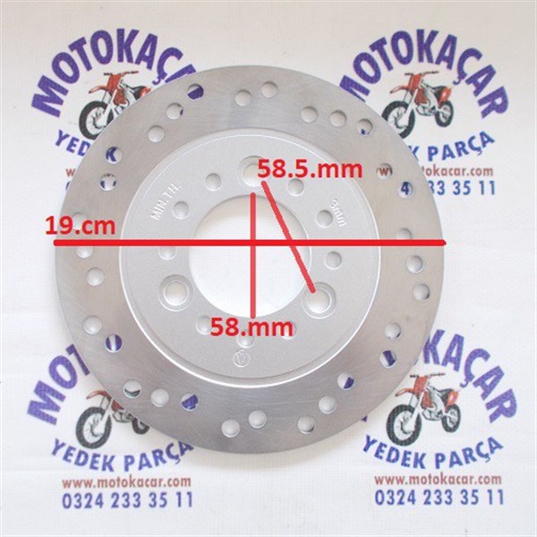 MAXİ SCOOTER BALİNA KASA ARKA FREN DİSKİ