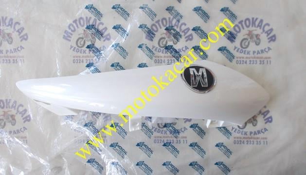 MONDIAL 125 DRIFT L BENZIN DEPOSU SOL ÜST GRENAJ KAPAK BEYAZ ORJINAL