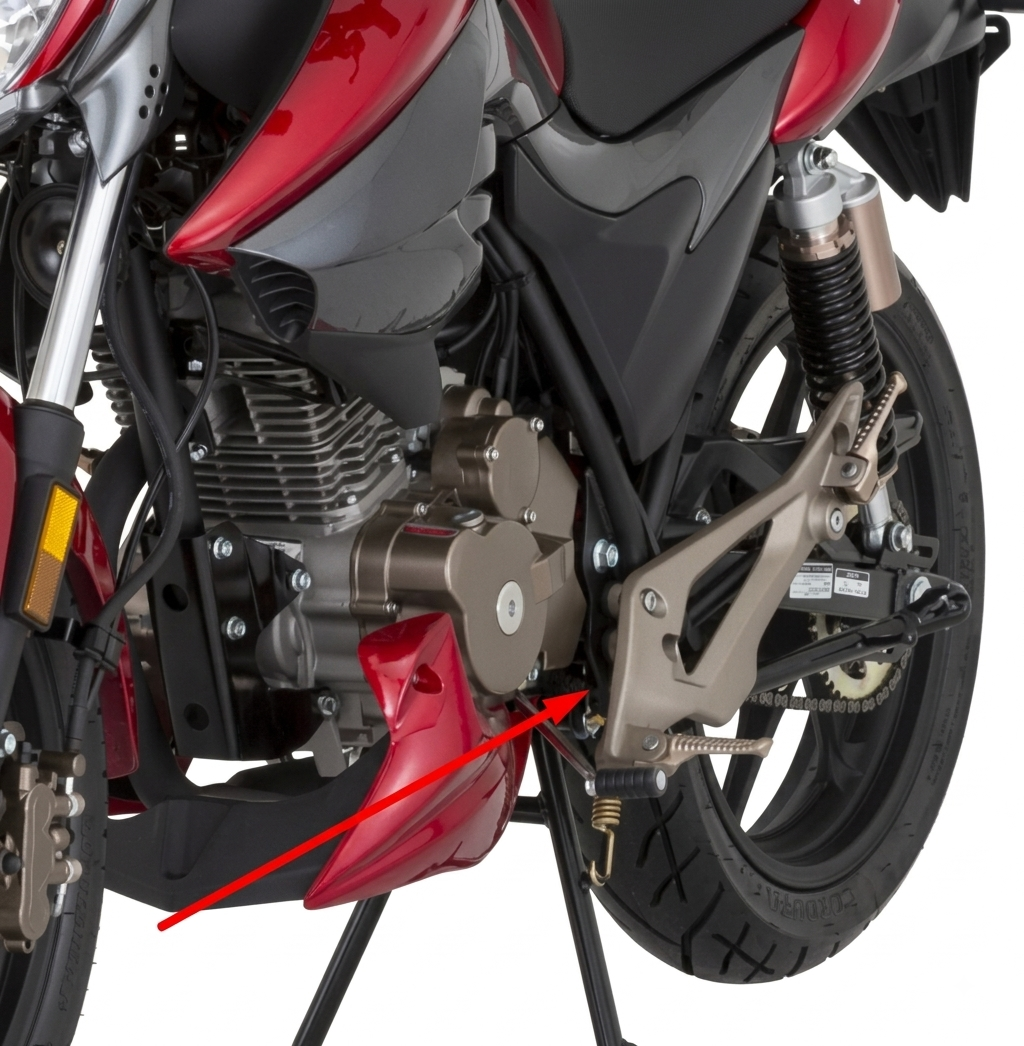 Mondial 125 Drift L Zincir Koruma Lastiği Alt (Orijinal)